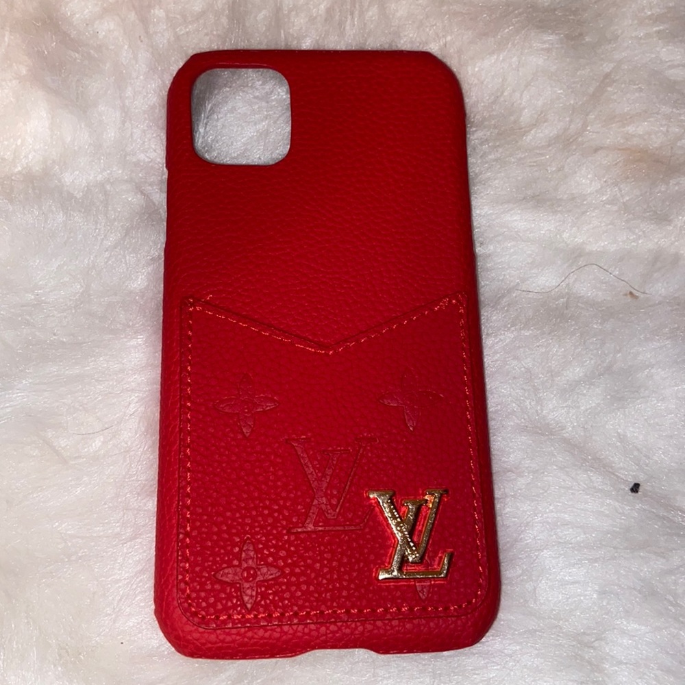 Luxury Lv Red IPhone 11 Case Brand new